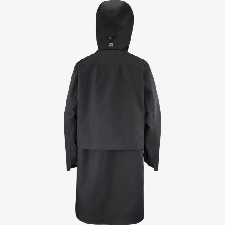 Black Salomon Outlife Wp Commuter Parka W Women's Jackets | PH 83576F